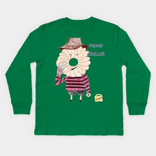 Freddy Cruller Kids Long Sleeve T-Shirt